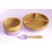 Nohla Bamboo Baby Suction Plate Bowl & Spoon Set | Secure Grip | Eco-Friendly BPA-Free | Lilac Color - Buy Online on SooperMarket.com
