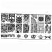 Nail Stamping Plates Lace Flowers Geometric Nail Art Stamp Templates DIY Printing Stencils Manicure Tools