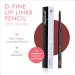 Beauty For Real D-Fine Lip Liner Pencil in Neutral Deep - Long-Wear Universal Shade for Perfect Lip Shape - Creamy Texture, No Sharpener Needed - 0.012 oz - Buy Online on SooperMarket.com