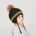 LANGZHEN Toddler Winter Hat with Earflap and Fleece Lining for Boys and Girls 2-4 Years - Black-Pompon - Buy Online on SooperMarket.com