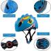 Toddler Helmet  Kids Bike Helmet with Dinosaur 3D Design  Sports Protective Gear Set and Safety Certified for 3 4 5 6 7 8 Years Old  Girls Boys Toddler Bike Cycling Skating Skateboard Scooter Helmet blue - Buy Online on SooperMarket.com