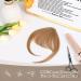 REECHO 100% Human Hair Clip in Bangs - Air Bangs Medium Brown - Buy Online on SooperMarket.com