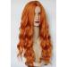 Long Ginger Red Curly Costume Wig | Synthetic Wavy 28 Wig for Women Halloween Costume - Wigbuy - Buy Online on SooperMarket.com