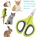 Alinana Cat Nail Clippers - Cat Nail mit Sharp Stainless Steel Blades Non-Slip Handle Professional Cat Claw Clipper for Small Pet Kitten and Rabbit Straight Blade - Buy Online on SooperMarket.com
