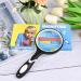 Big Magnifying Glass 10X Magnifying Glass for Kids Applied to Science Books Newspaper Reading Insects Hobby Observation Premium Non-Slip Soft Hand Shank Magnifying Glasses for Seniors Kids Black - Buy Online on SooperMarket.com
