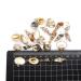 EXCEART 13pcs Dreadlock Accessories: Shell Headpiece, Braid Rings, Hair Clips - Ocean Conch Seashell Charms for DIY Jewelry Making - Buy Online on SooperMarket.com