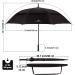 Procella Golf Umbrella - UV Protection, Windproof & Waterproof - UPF 50+ Sun Umbrella for Golf, Sports & Everyday Use - Heavy Duty Automatic UV Blocker with Matching Carrying Case - Buy Online on SooperMarket.com