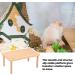 NAUZE Wooden Hamster Platform Toy Hamster Stand Platforms Perches for Small Animals Natural Toys Cage Accessories for Mouse Gerbil Rat Chinchilla - Buy Online on SooperMarket.com