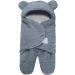 MUSUNFE Baby Boys Gifts Toy 0-6 Months | Newborn Sleeping Bag & Swaddle Blanket Set | Soft Cotton Blankets | Blue - Buy Online on SooperMarket.com