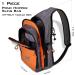 KastKing Pond Hopper Fishing Sling Tackle Storage Bag - Lightweight Sling Backpack for Fishing, Hiking, Hunting, and Camping - Orange Sling Bag - 17.7x12.6x6 Inches - Buy Online on SooperMarket.com