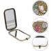 Lurrose Double Sided Vintage Handheld Makeup Mirror - Metal Cosmetic Mirror for Women - Buy Online on SooperMarket.com