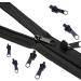 6-Piece Zipper Replacement & Repair Set | Removable Metal Zipper Pulls for Wallets Clothes Jeans Suitcases & Luggage - Shop Internationally! - Buy Online on SooperMarket.com
