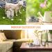 CestMall Dog Angel Pet Memorial Statue - Resin Sleeping Cat Memorial Ornament for Home Garden - 5.1x3x3.1in - Buy Online on SooperMarket.com
