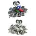 JCGY Set of 2 Small Metal Jaw Clips - Multi Color Off White Hair Claw Clips - Buy Online on SooperMarket.com