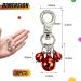 6 Piece Pet Bells for Collars - Loud Dog Bubbles & Key Rings - Colorful Triple Bell Charms (Green Red Blue Purple Silver Gold) for Dogs - Buy Online on SooperMarket.com