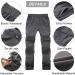 Feoya Children's Outdoor Hiking Pants - Zip Off & Removable Shorts Quick-Drying Trekking Pants for Unisex Youth & Girls - 150 Gray - Buy Online on SooperMarket.com