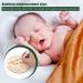 Baby Announcement Sign - 15cm Round Milestone Cards for Newborns | Wood Stamp Cushions for Hand & Footprints | Hello World Photo Props - Buy Online on SooperMarket.com