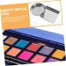 NOLITOY 30pcs Aluminum Empty Makeup Palette Pans - DIY Eyeshadow Metal Plates for Cosmetics - Buy Online on SooperMarket.com