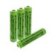 AAA Nimh 600mAh 1.2v Rechargeable Battery for Outdoor Solar Lights Garden Lamp(4 Pack) 4 Count (Pack of 1)