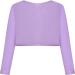 Bonny Billy Girls Cotton Knitted Cardigan Bolero Shrug - Purple (8-9 Years) - Buy Online on SooperMarket.com