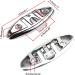YaeMarine 6 Stainless Folding Cleat - Marine Grade Steel Dock Cleat - Buy Online on SooperMarket.com