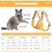 Adjustable Cat Dishes | Break-Safe Design & Leash Included | Premium Soft Puppy Bowls for Small Animals - Yellow - Buy Online on SooperMarket.com