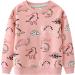 Girls Dinosaur Sweatshirt | Kids Cotton Top | Long Sleeve Pullover | Toddler Clothes | Age 1-12 Years - Buy Online on SooperMarket.com
