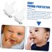 KOMBIUDA Anti-Eating Gloves Baby Mits Infant Thumb Sucking Kit - White 12x7cm - Buy Online on SooperMarket.com