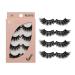 False Eyelashes 4 Pairs 3D Artificial Eyelashes Set Reusable Natural Eyelashes (G106)