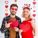 Valentine's Day Headband Set with Heart Sunglasses - Cupid Costume and Accessories - Buy Online on SooperMarket.com