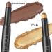 FOCALLURE Shimmer Cream Eyeshadow Stick Set - Long Lasting Waterproof Eye Makeup in Fancy Tabac (2 Pcs) - Buy Online on SooperMarket.com