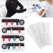Nail Color Display Card Light weighted Nail Color Display Board Detachable Easy To Polish Transparent for Nail Salons for Painting for Showing for Beginners