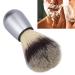Ankroyu Professional Razor Brush | Synthetic Shaving Foam Brush for Men | Men's Beard Cleaning Tool with Metal Handle - Buy Online on SooperMarket.com