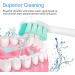 Senyum Replacement Toothbrush Heads for Philips Sonicare - 8 Pack White | Compatible with Sonic Care Snap-On | Electric Toothbrush Heads Refill - Buy Online on SooperMarket.com