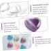 Beavorty 60 pcs Nail glass color card nail tips practice board nail color display nail color chart beads false nail display tips nail varnish color chart clear glass manicure nail frame - Buy Online on SooperMarket.com