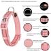 YUDOTE Dog Collar Medium Strong Reflective Nylon Webbing with Soft Comfy Neoprene Padded Linning for Medium Dogs Daily Use Pink M (Pack of 1) Pink - Buy Online on SooperMarket.com