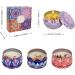 XTDMJ Fragrance Candles Gift Set - 4 Natural Soy Wax Aromatherapy Candles for Stress Relief & Relaxation | Ideal for Christmas Birthdays Baths & Yoga - Buy Online on SooperMarket.com