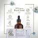 HBNO Organic Black Seed Oil 4 oz (120ml) - USDA Certified, Cold Pressed, 100% Pure Black Cumin Seed Oil for Face, Body, Hair - Organic Black Seed Oil for Shampoo & Condition - 4 Fl Oz - Buy Online on SooperMarket.com