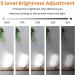 LASTAR Sun Light 10 000 LUX UV-Free Daylight Lamp with Memory Function 5 Adjustable Brightness Levels and 4 Timer Funtion Sunlight Lamp Compact Size for Winter Blues Wall Mountable Support Smart Plug Light White - Buy Online on SooperMarket.com