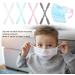 Adjustable Mask Extender Strap - Relieve Ear Pain & Pressure - Anti-Drop Lanyard - Face Mask Holder Hook - Transparent White/Blue/Pink/Black - Buy Online on SooperMarket.com