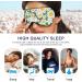 Haskirky Light Blocking Eye Mask - Breathable and Adjustable for Men and Women - Perfect for Travel, Yoga, Meditation, and Deep Sleep - Buy Online on SooperMarket.com