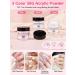 Acrylic Nail Kit with Drill and Lamp: 3 Colors 30G Acrylic Powder Nail Set - 36 Colored Glitter Powder Nail Art Tools Extension Kits Full Set for Beginners - Buy Online on SooperMarket.com