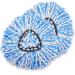 2 Pack Spin Mop Refill Replacement Head Compatible with Ocedar EasyWring RinseClean Microfiber Spin Mop 2 Tank System - Spinning Mop Replace Heads