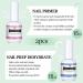 TOMICCA Nail Dehydrator and Primer Set - Professional Acid-Free Natural Prep Dehydrator for Acrylic Powder and Gel Nail Polish 15ml/0.52oz - Buy Online on SooperMarket.com
