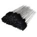 Rofitbest disposable crystal eye brush brush mascara magic sticks eyelash mascara brushes eye eyelash applicator brush (50pcs black) 50PCs black