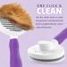 Poodlie Self Cleaning Pet Brush - Shedding Dog & Cat Grooming Tool - Buy Online on SooperMarket.com