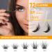 Buy 72 Pcs DIY Individual Eyelash Extensions - Reusable Wispy & Fluffy Eyelashes for Beginners (D-10mm B20) - Perfect for At-Home Use - Buy Online on SooperMarket.com