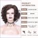 SEVENCOLORS Short Brown Curly Wig for Black Women - Big Curly Bob Style | Synthetic Hair - Buy Online on SooperMarket.com