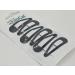 6 PCS Grey Metal Snap Hair Clips - 5CM Long | Hair Grip Pins - Buy Online on SooperMarket.com