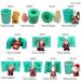Christmas Silicone Candle Mold Santa Claus 3D Soap Mold Aroma Candle Plaster Mold Chocolate Mold Christmas Home Decor Santa Mold Silicone Chocolate Soap 3d S0098 - Buy Online on SooperMarket.com